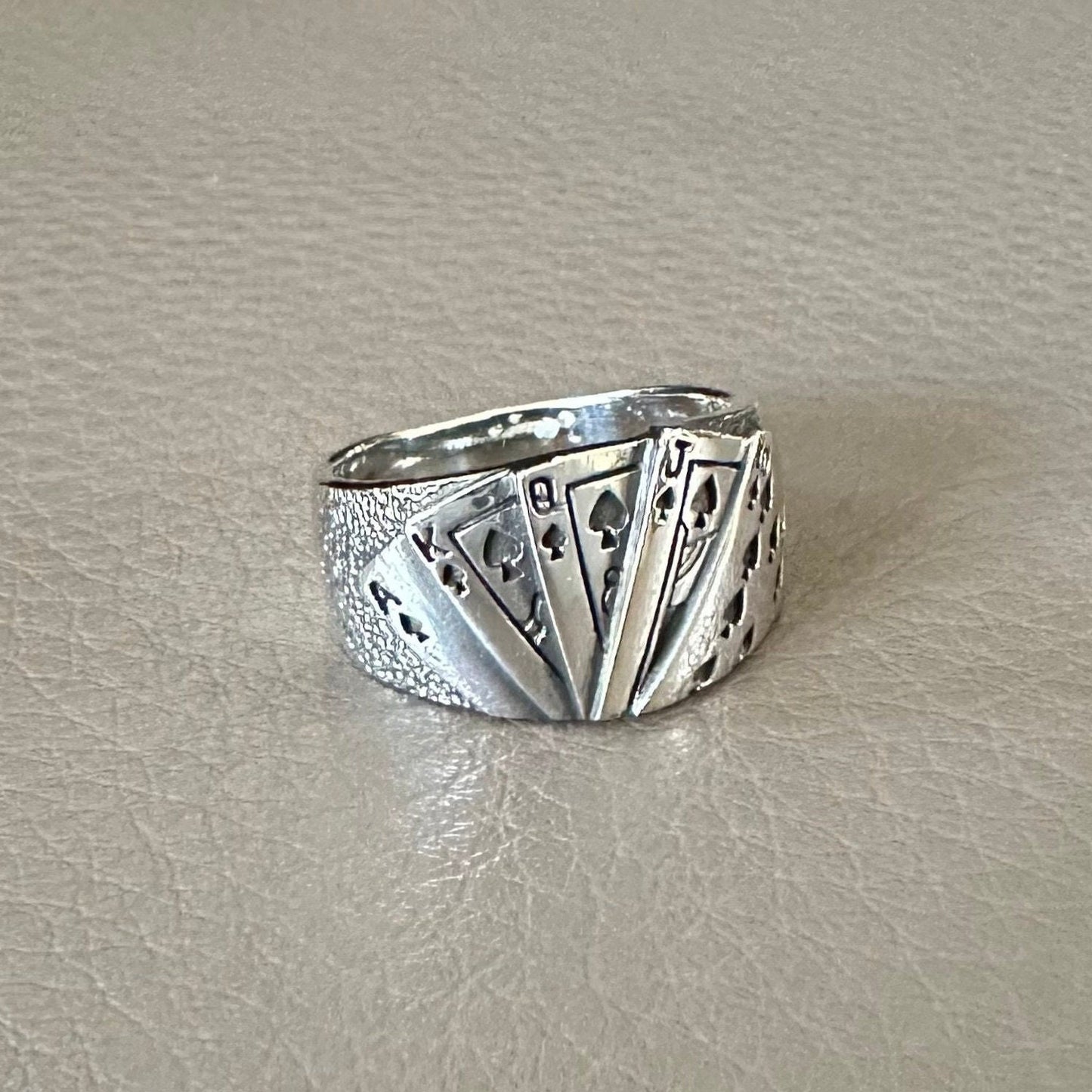 Poker Royal Flush Ring
