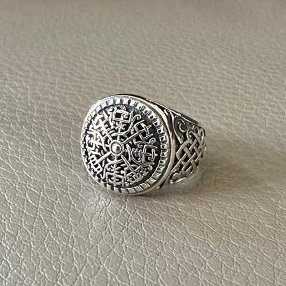 Vegvisir Norse Compass Ring