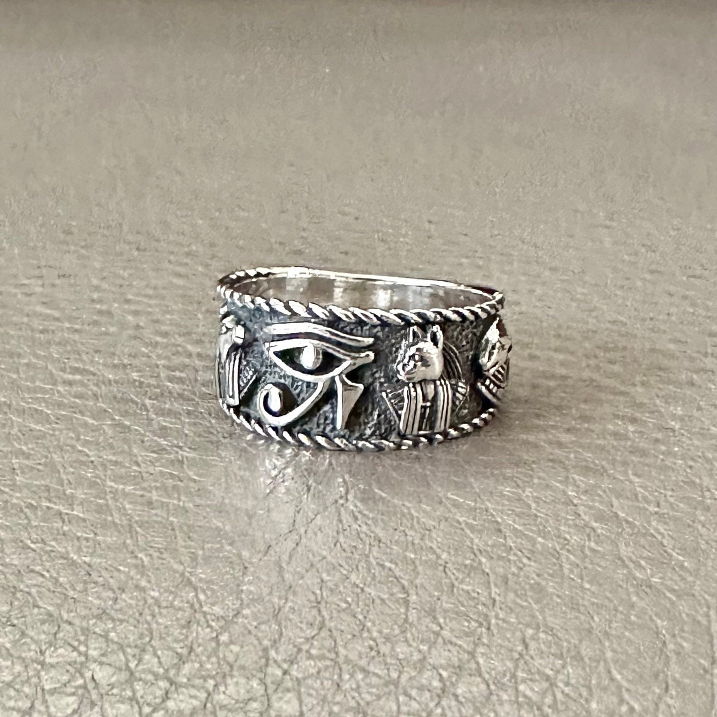 Egypt Eye of Horus Falcon Egyptian Gods Ring