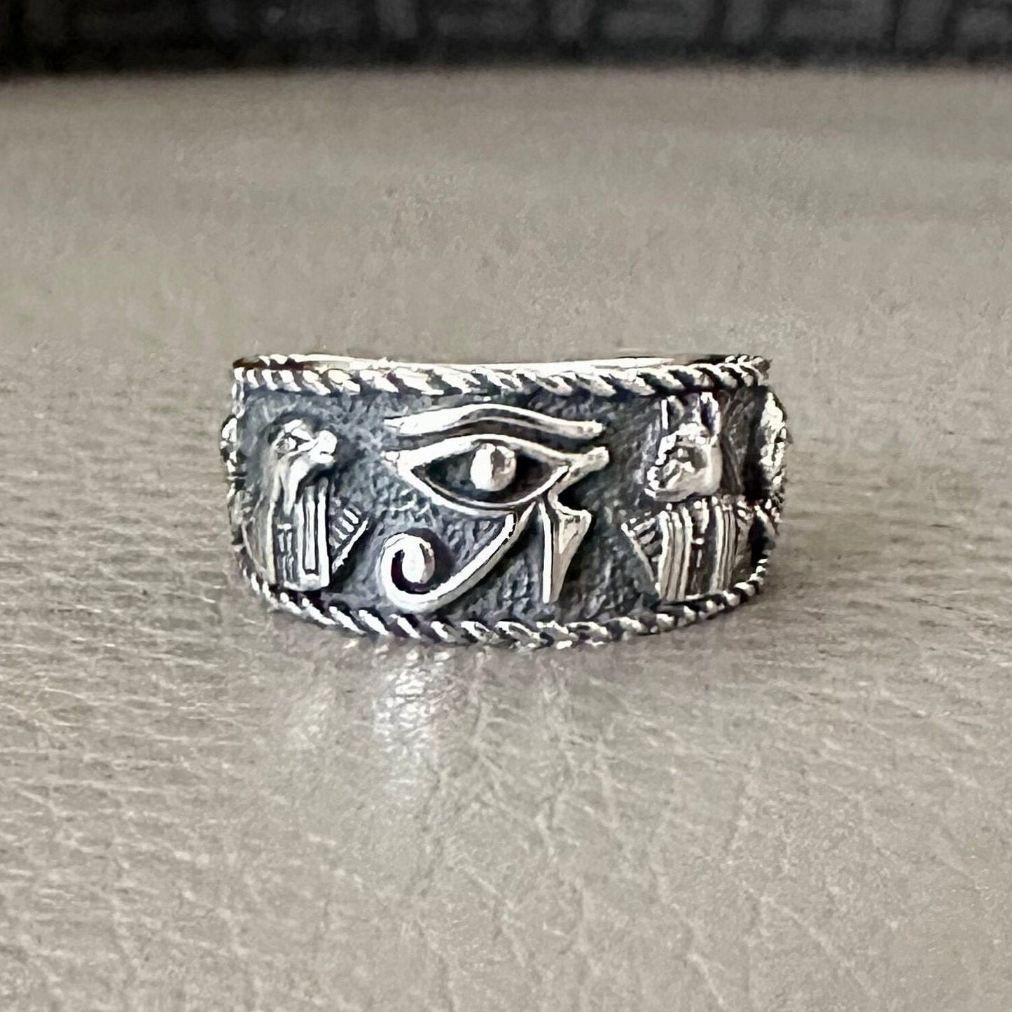 Egypt Eye of Horus Falcon Egyptian Gods Ring