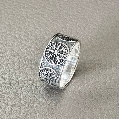 Vegvisir Celtic Knot Norse Ring