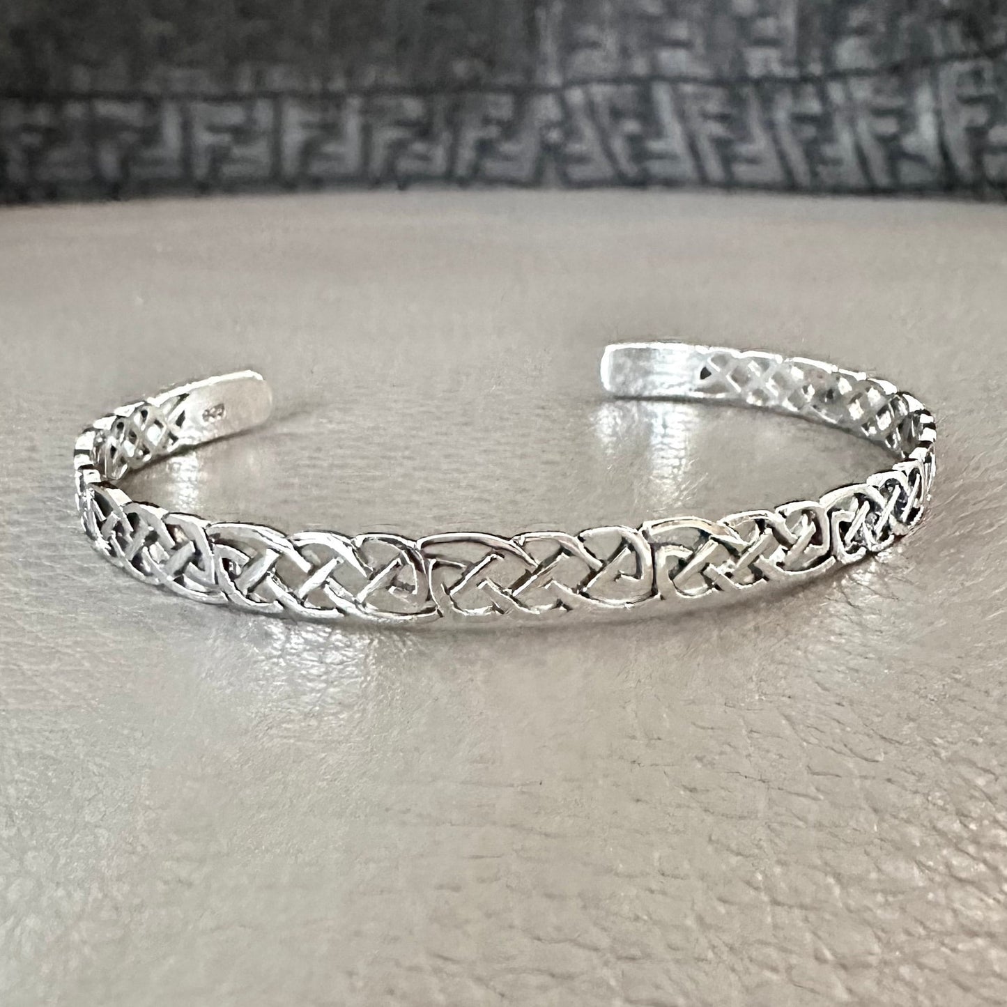 Celtic Knot Infinity Viking Endless Cuff Bracelet