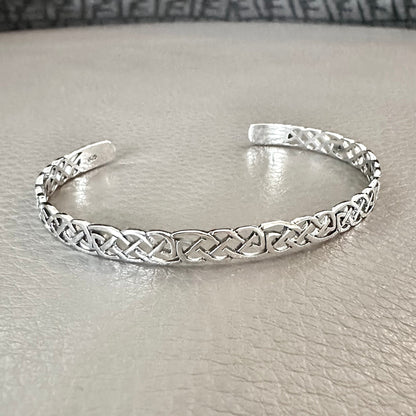 Celtic Knot Infinity Viking Endless Cuff Bracelet