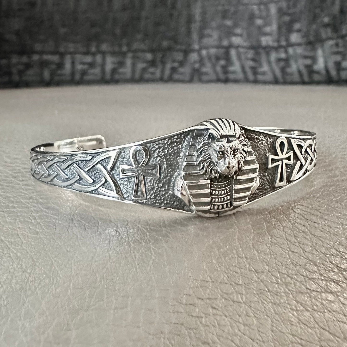 Sekhmet Egyptian Goddess Cuff Bracelet