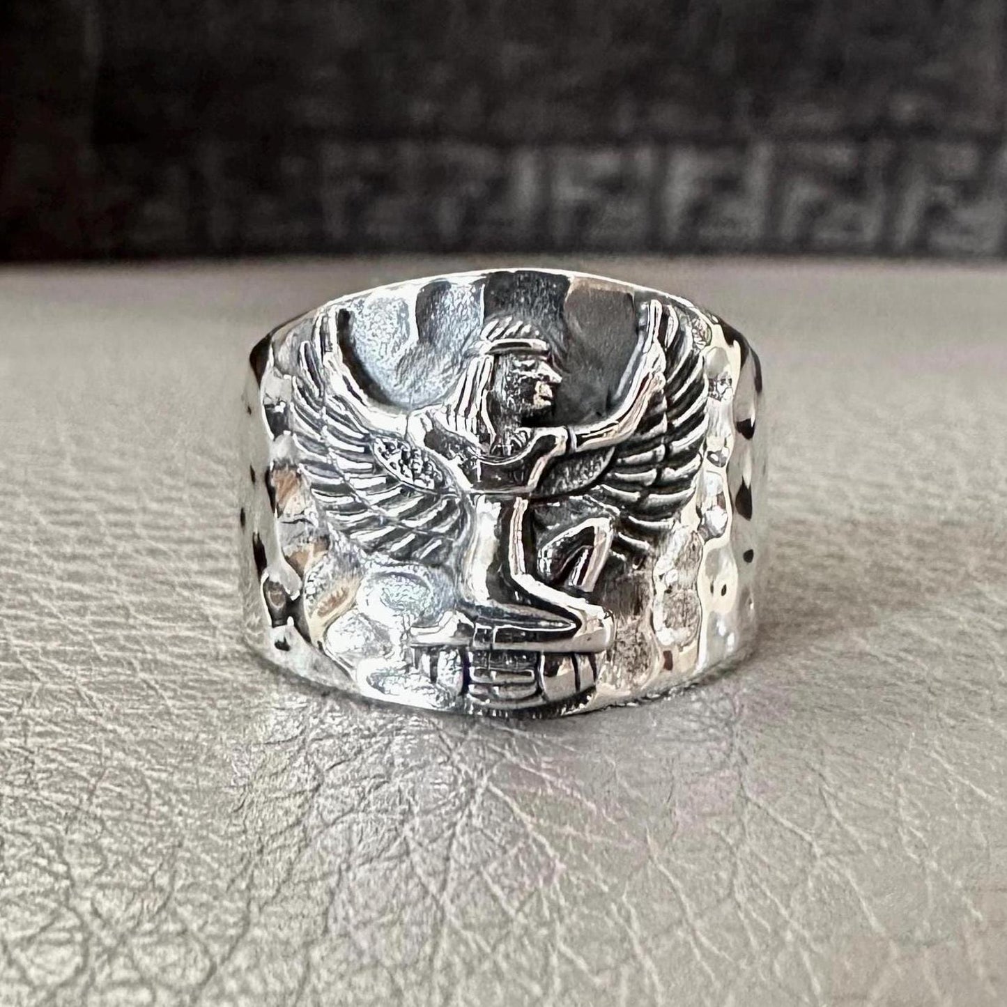Ma'at Egyptian Goddess Egypt Deities God Talismans Ring