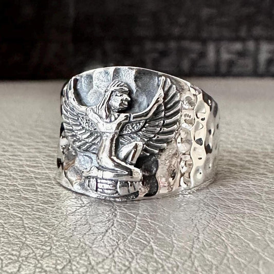 Ma'at Egyptian Goddess Egypt Deities God Talismans Ring