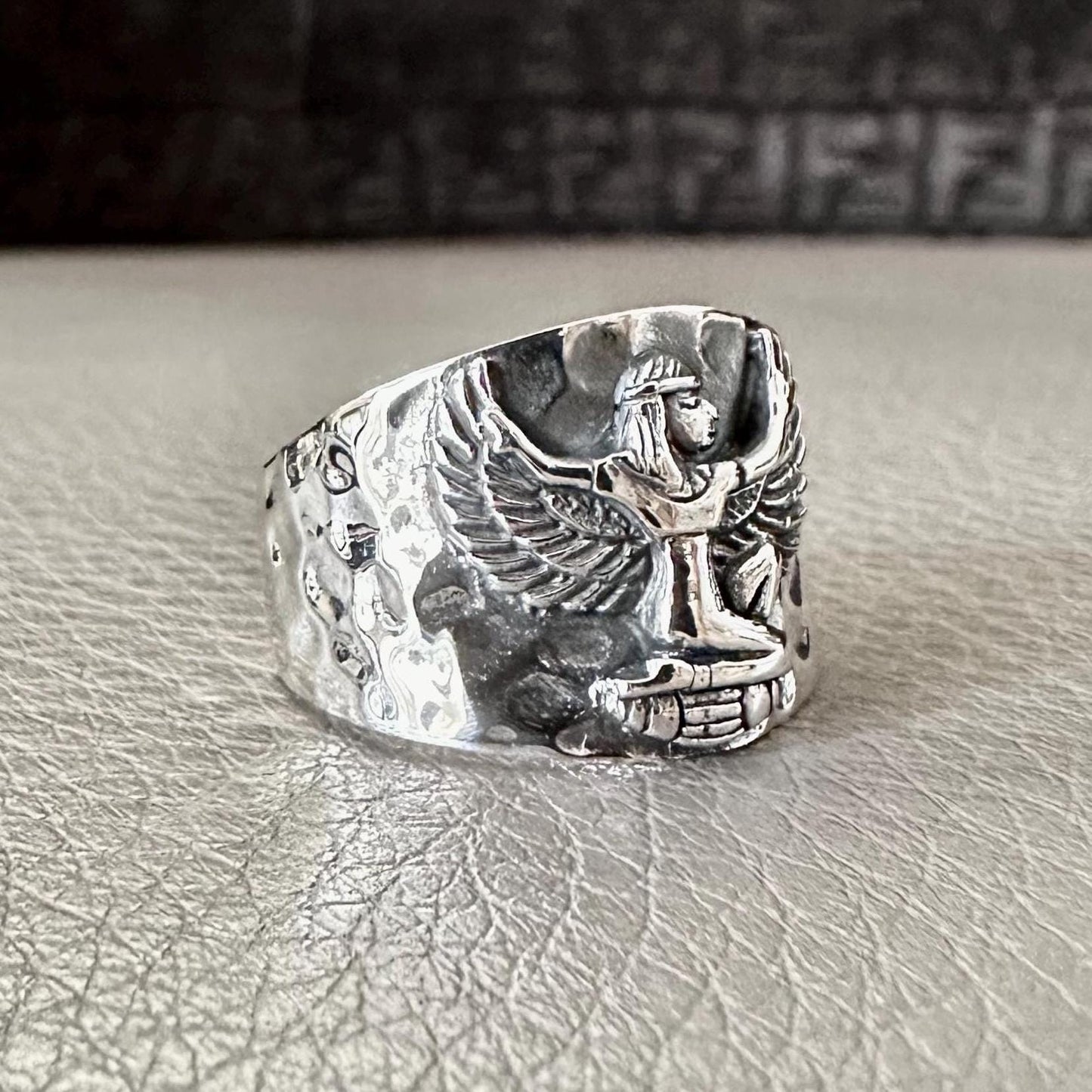 Ma'at Egyptian Goddess Egypt Deities God Talismans Ring