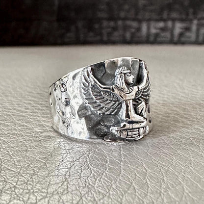Ma'at Egyptian Goddess Egypt Deities God Talismans Ring