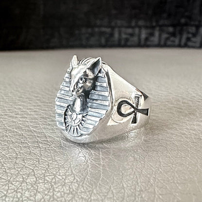 Bastet Egyptian Goddess of Protection Ancient God Ring