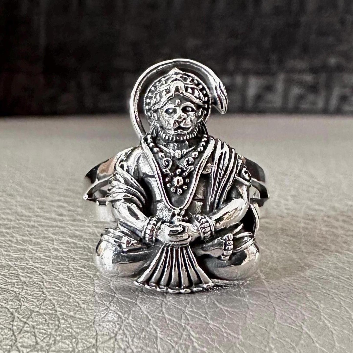Hanuman Lord Maruti Ramayana Hinduism Deity Monkey Ring