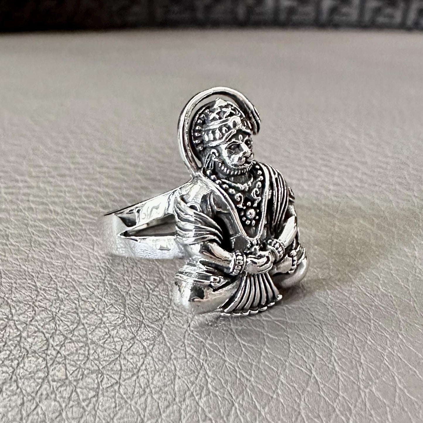 Hanuman Lord Maruti Ramayana Hinduism Deity Monkey Ring