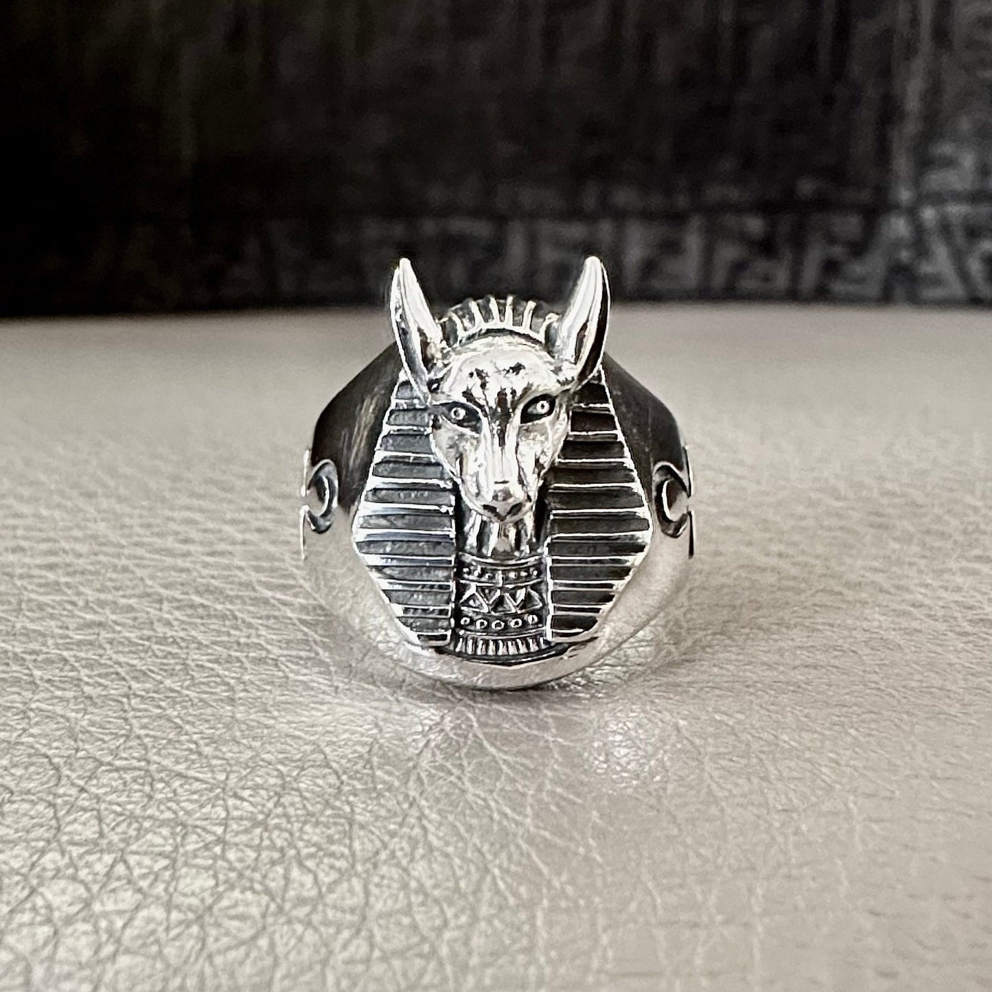 Anubis Egyptian God of Death Anubis Ring