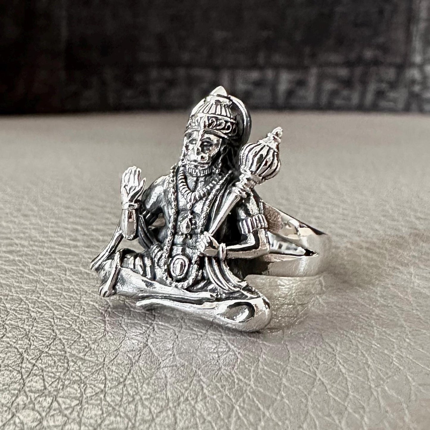 Hanuman Lord Maruti Ramayana Hinduism Deity Monkey God Ring