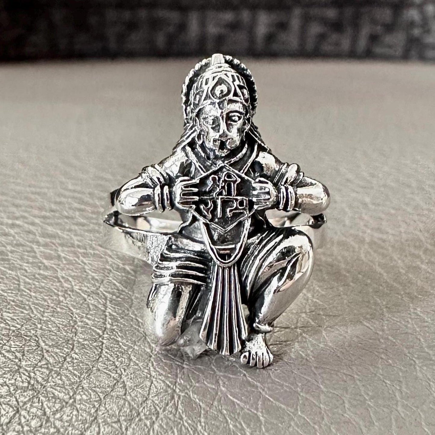 Hanuman Lord Maruti Ramayana Hinduism Deity Monkey God Ring