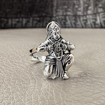 Hanuman Lord Maruti Ramayana Hinduism Deity Monkey God Ring