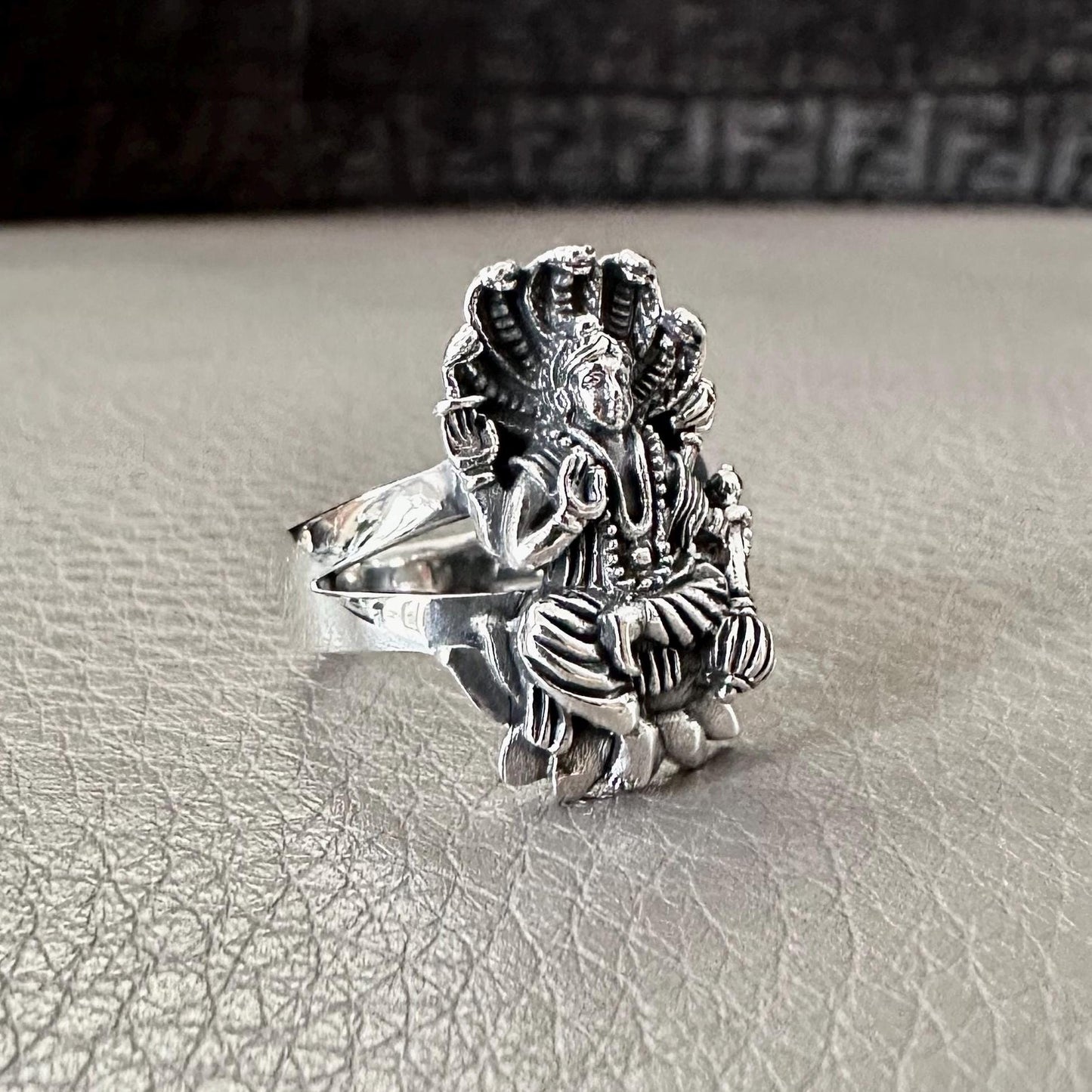 Vishnu Hinduism God Narayana Trimurti Vaishnavism Hindi Deity Ring