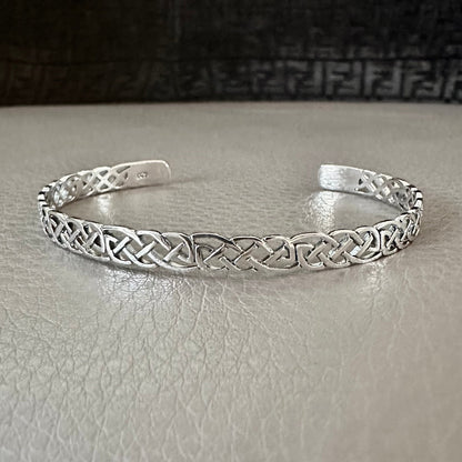 Celtic Knot Infinity Viking Endless Cuff Bracelet