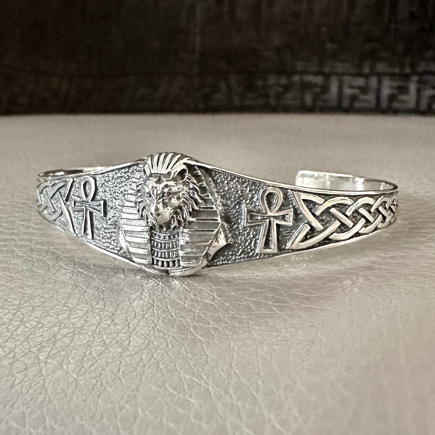 Sekhmet Egyptian Goddess Cuff Bracelet