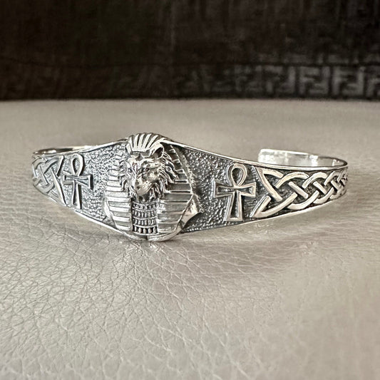 Sekhmet Egyptian Goddess Cuff Bracelet