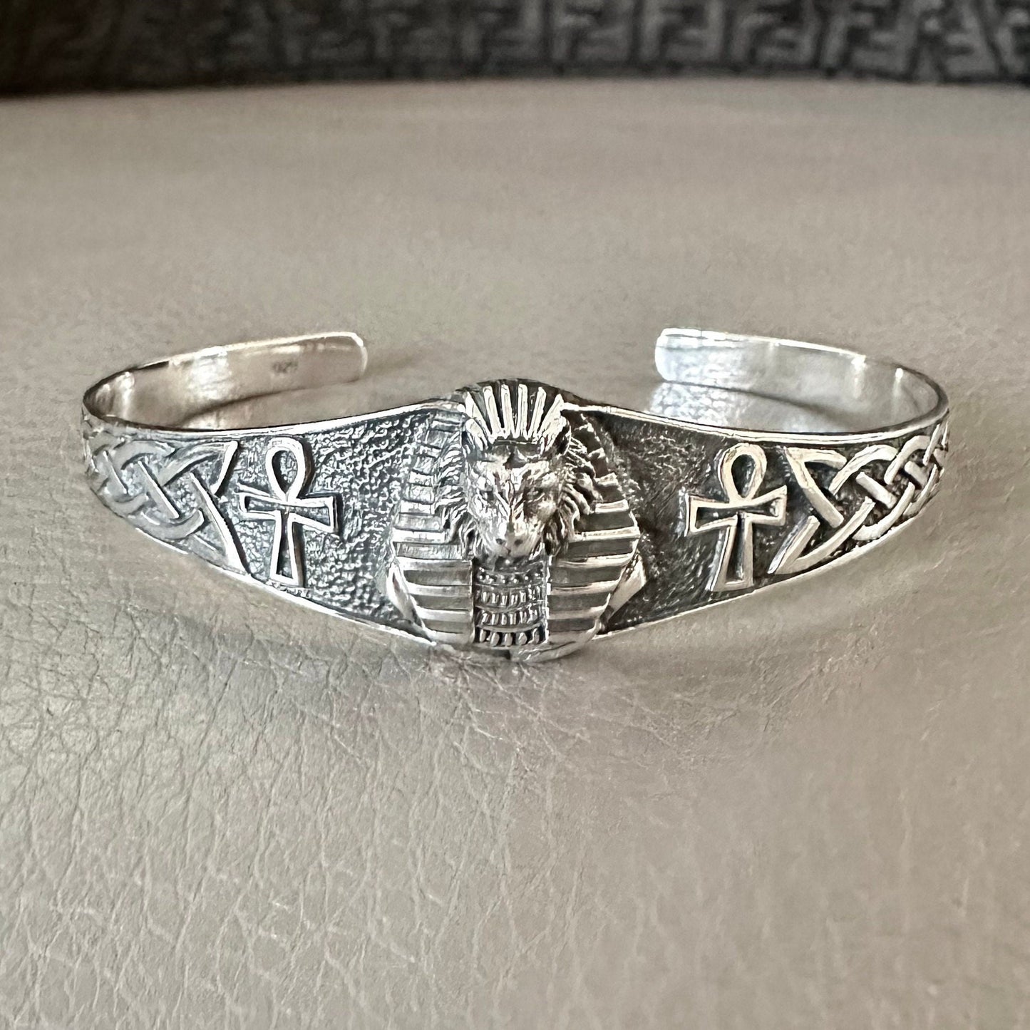 Sekhmet Egyptian Goddess Cuff Bracelet