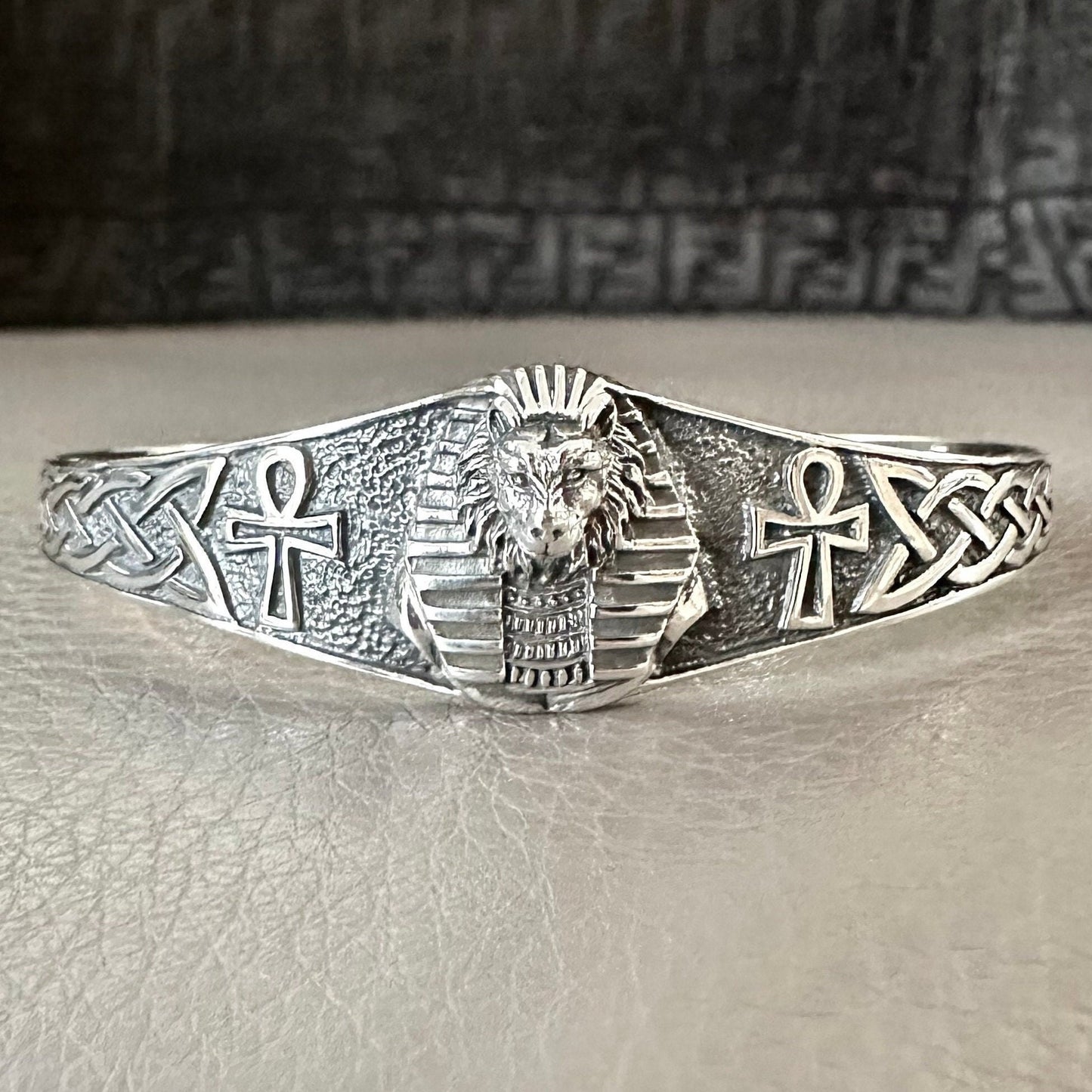 Sekhmet Egyptian Goddess Cuff Bracelet