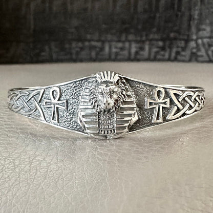 Sekhmet Egyptian Goddess Cuff Bracelet