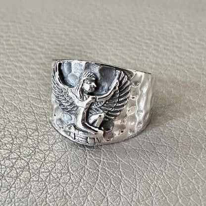 Ma'at Egyptian Goddess Egypt Deities God Talismans Ring