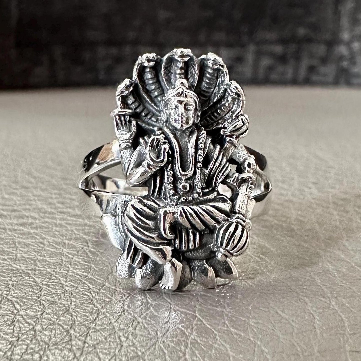 Vishnu Hinduism God Narayana Trimurti Vaishnavism Hindi Deity Ring