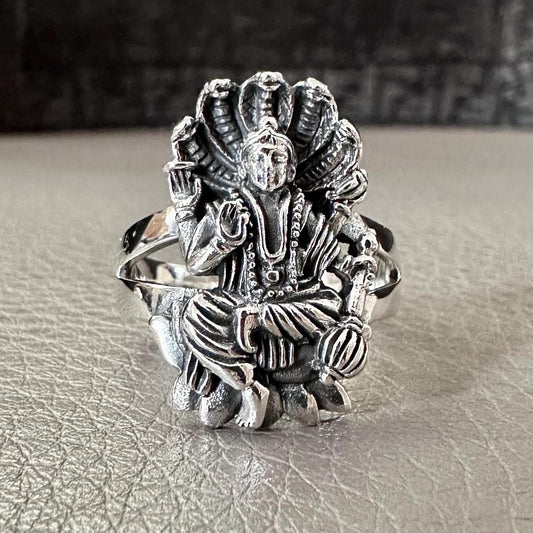 Vishnu Hinduism God Narayana Trimurti Vaishnavism Hindi Deity Ring