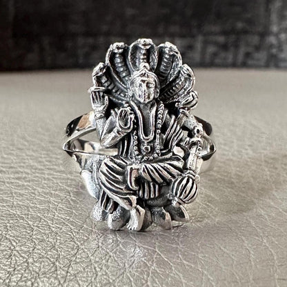 Vishnu Hinduism God Narayana Trimurti Vaishnavism Hindi Deity Ring
