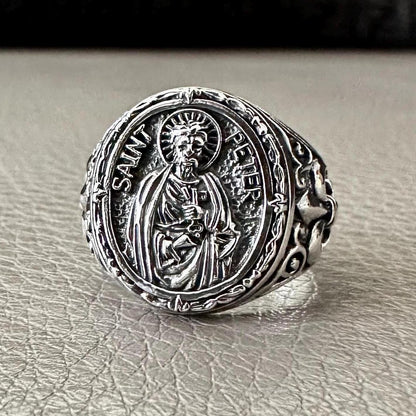 Saint Peter Christian Jesus Roman Catholi Ring