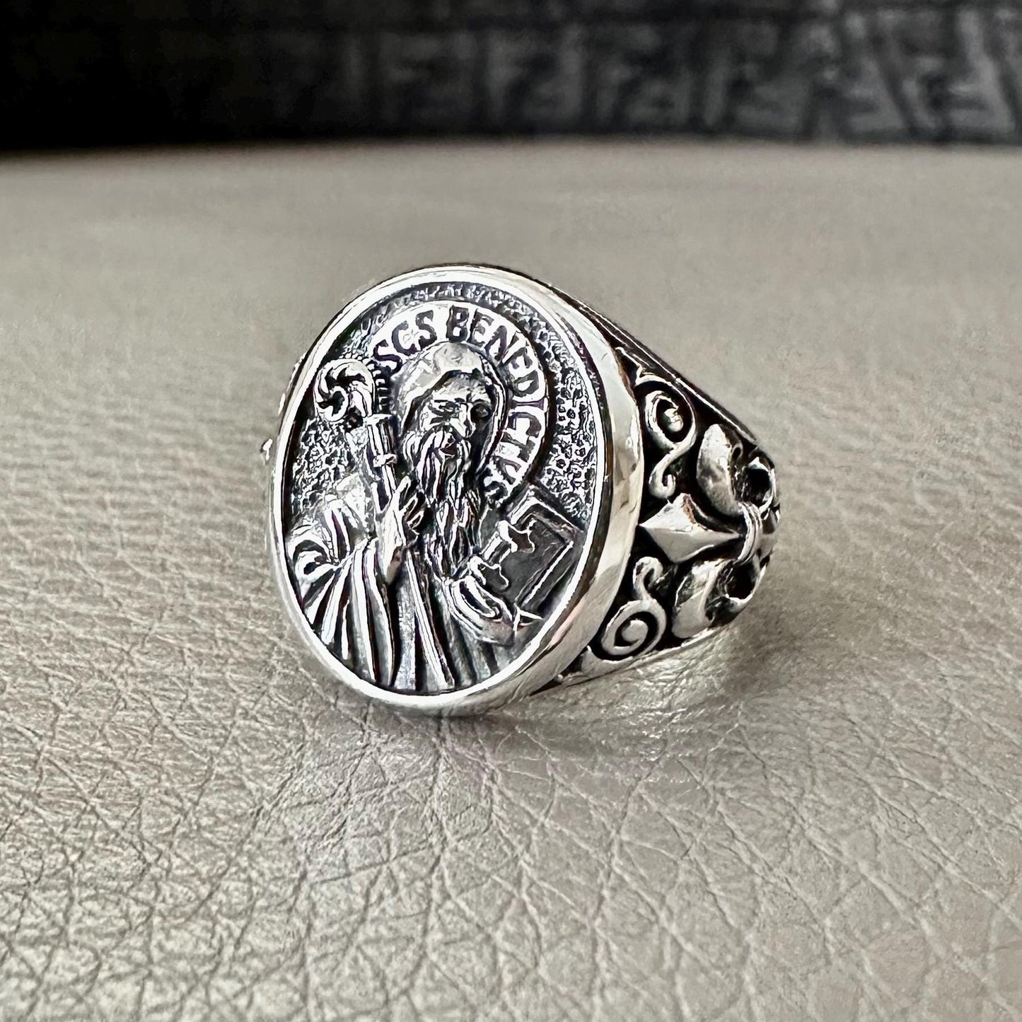 Saint Benedict of Nursia Patron Ring