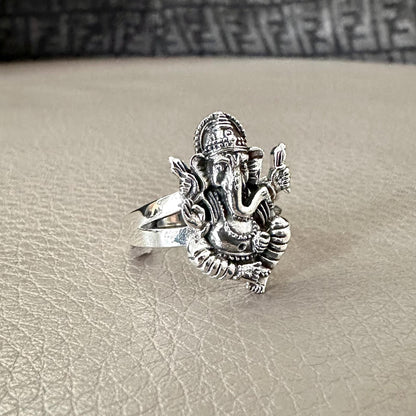 Ganesha Hinduism Elephant God Ganapati Hindi Deity Ring