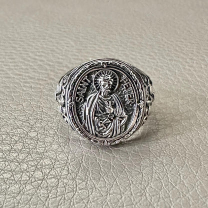 Saint Peter Christian Jesus Roman Catholi Ring