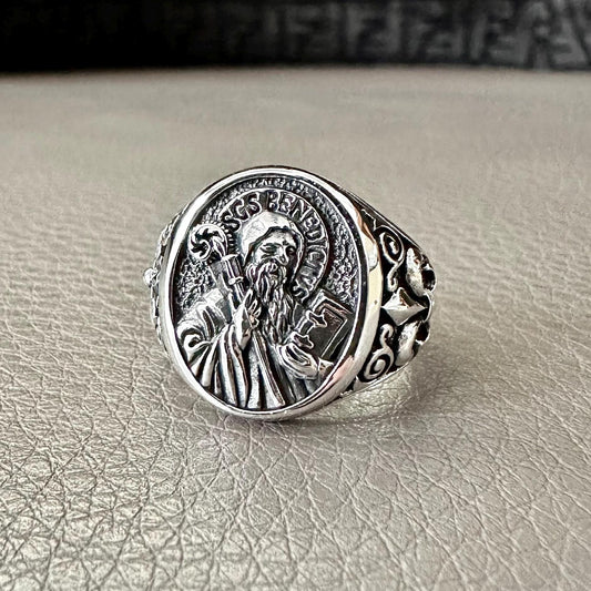 Saint Benedict of Nursia Patron Ring