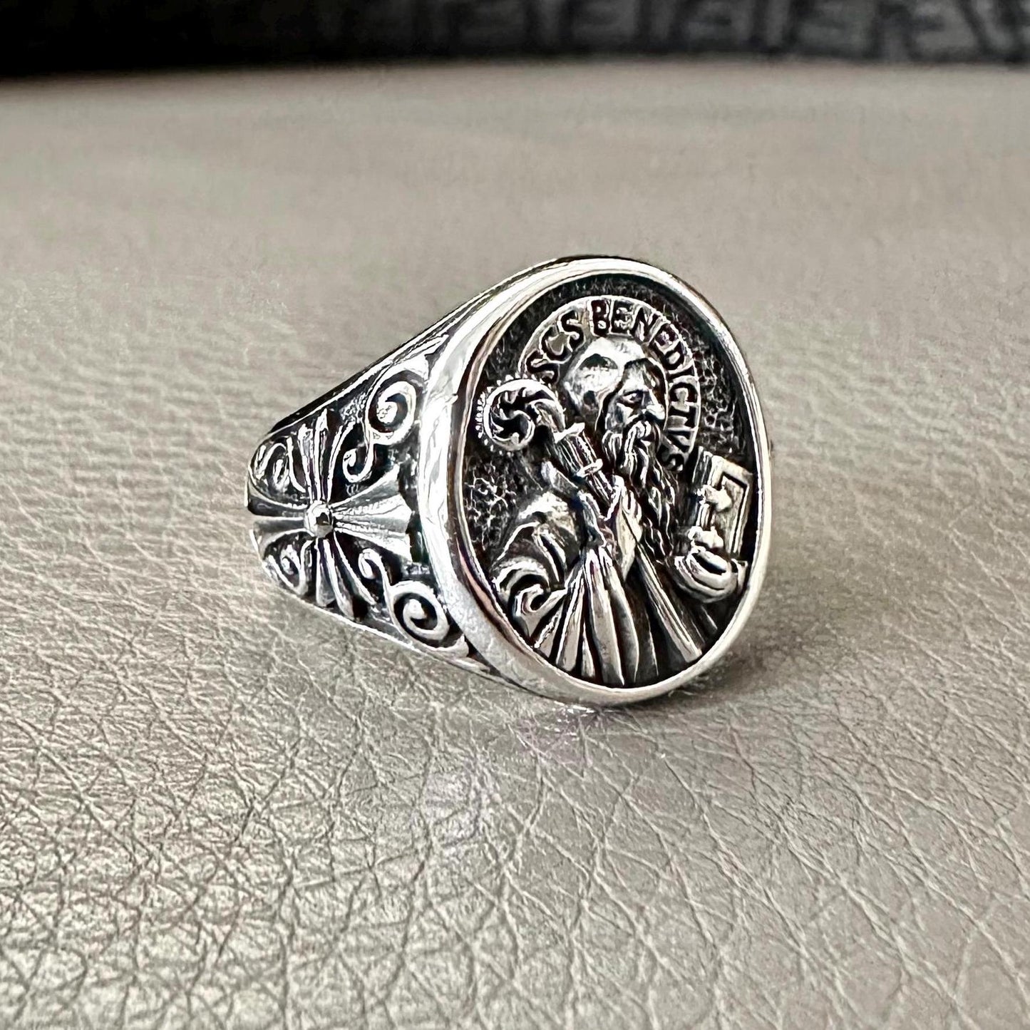 Saint Benedict of Nursia Patron Ring
