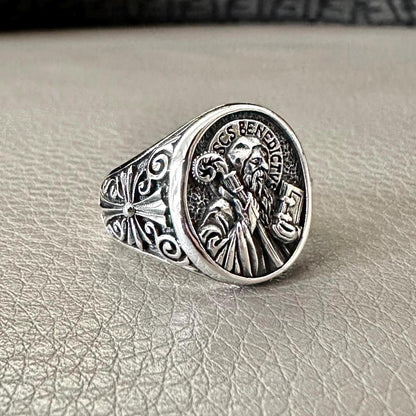 Saint Benedict of Nursia Patron Ring