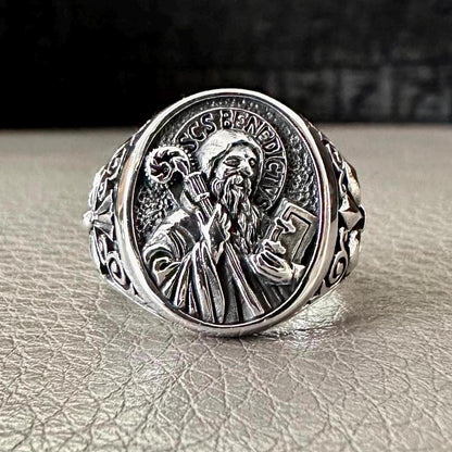 Saint Benedict of Nursia Patron Ring