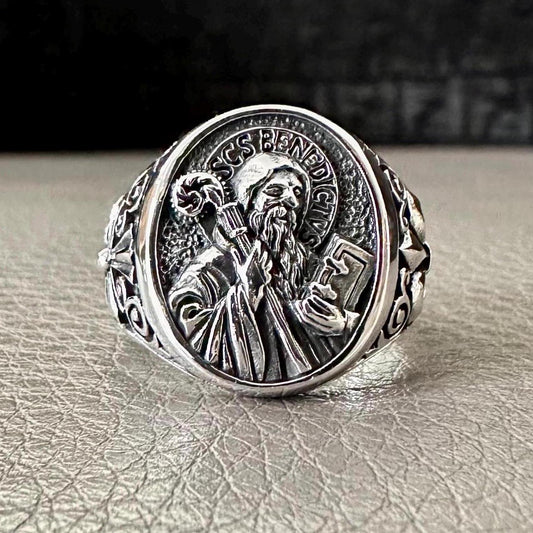 Saint Benedict of Nursia Patron Ring