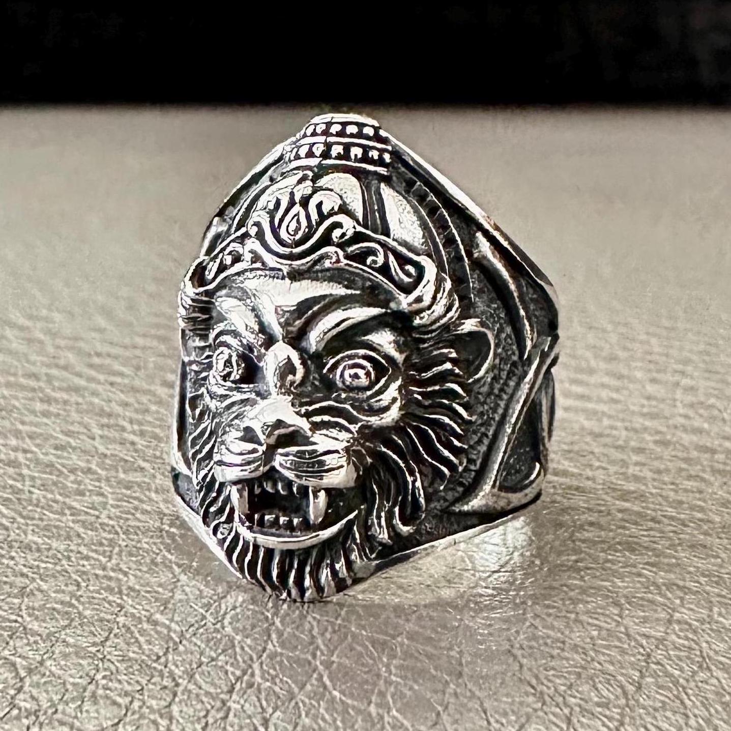 Hanuman Lord Maruti Ramayana Hinduism Monkey Ring