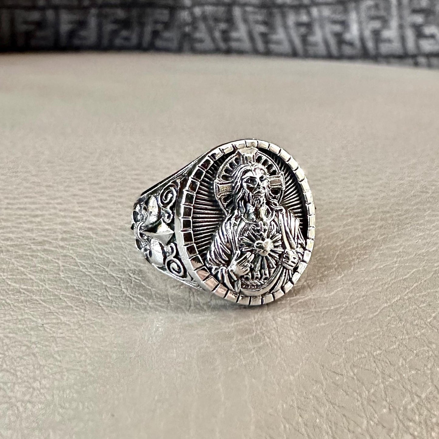 Jesus Christ YHWH Yahweh Hebrew Jewish Christian God Ring