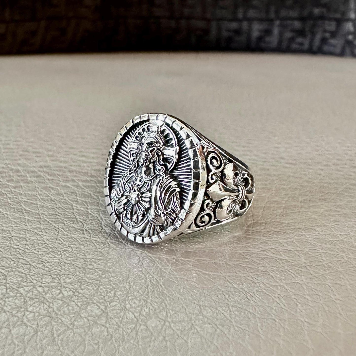 Jesus Christ YHWH Yahweh Hebrew Jewish Christian God Ring