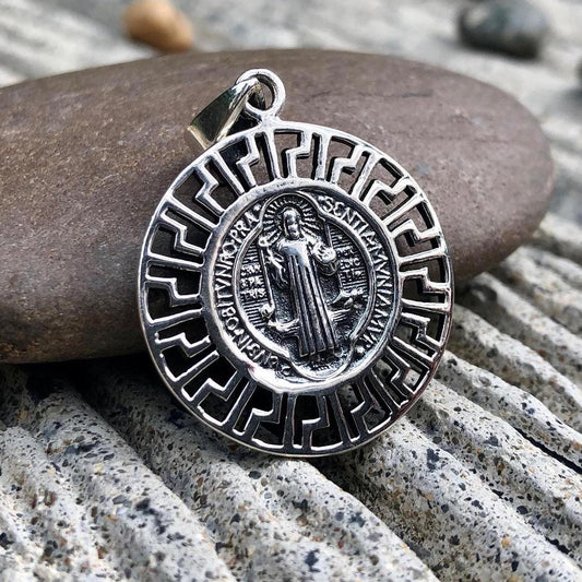 Saint Benedict Cross Jesus Apostle Pendant/Necklace