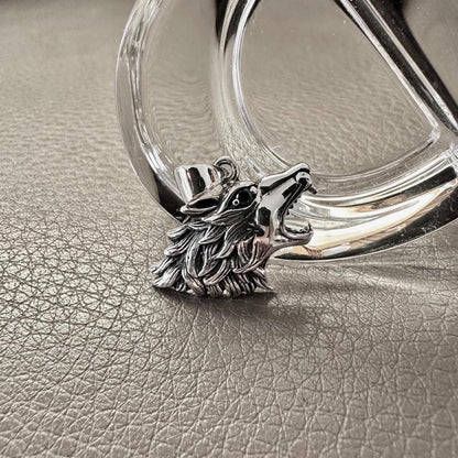 Fenrir Viking Wolf Norse Mythology Stoned Pendant/Necklace
