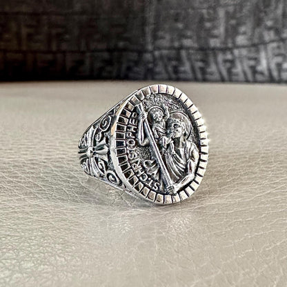 Saint Christopher Traveller Amulet Talisman Ring
