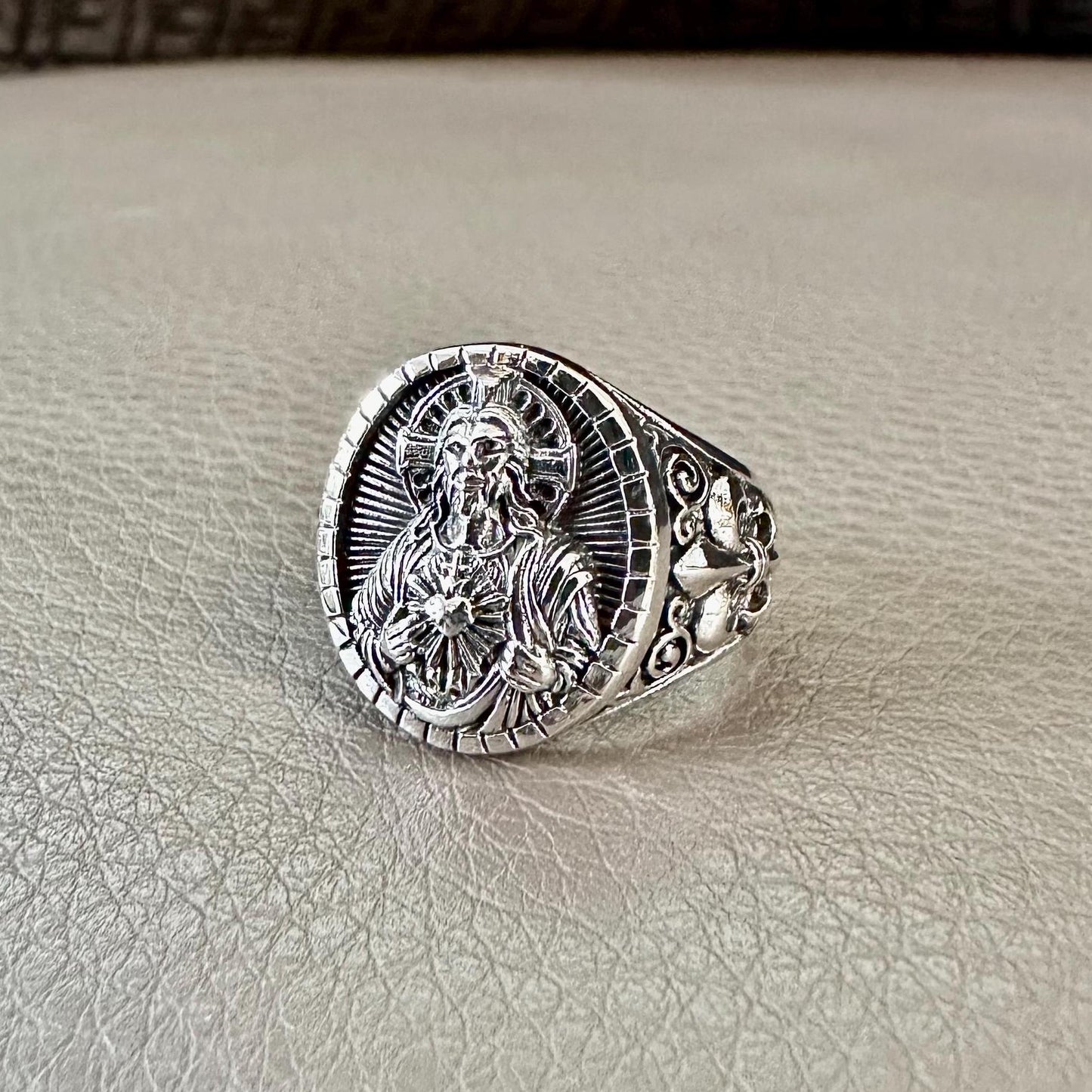 Jesus Christ YHWH Yahweh Hebrew Jewish Christian God Ring