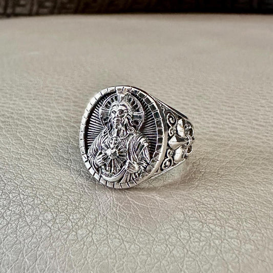 Jesus Christ YHWH Yahweh Hebrew Jewish Christian God Ring