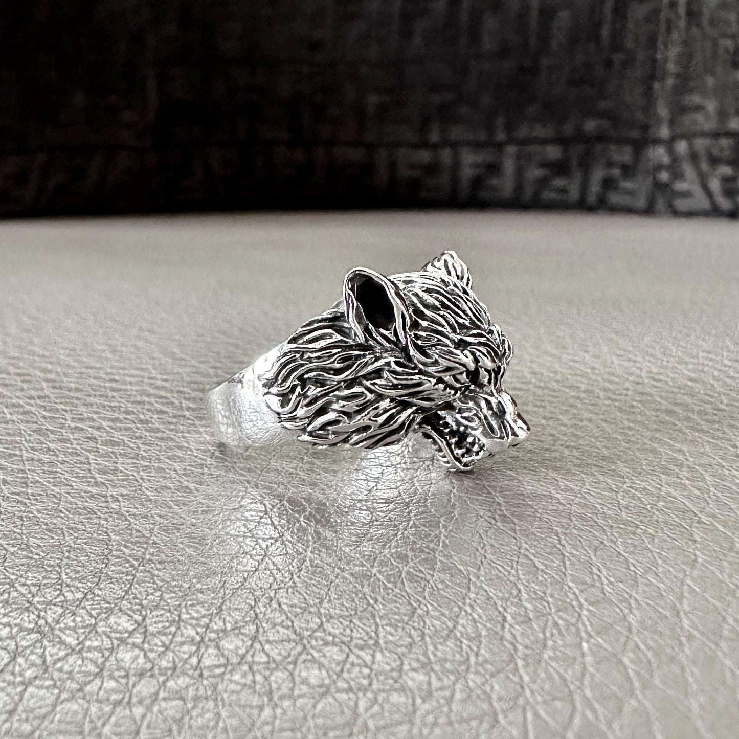 Fenrir Viking Wolf God Norse Mythology Ring