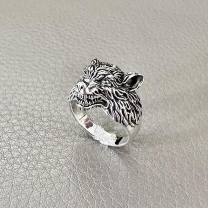 Fenrir Viking Wolf God Norse Mythology Ring