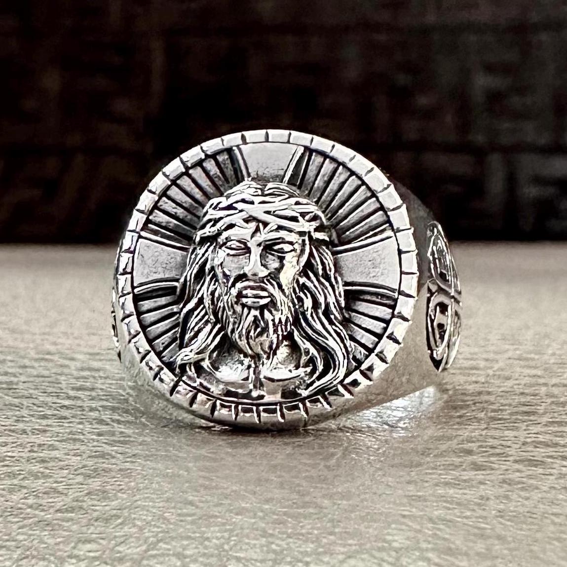Jesus YHWH Yahweh Hebrew Jewish Christian God Ring
